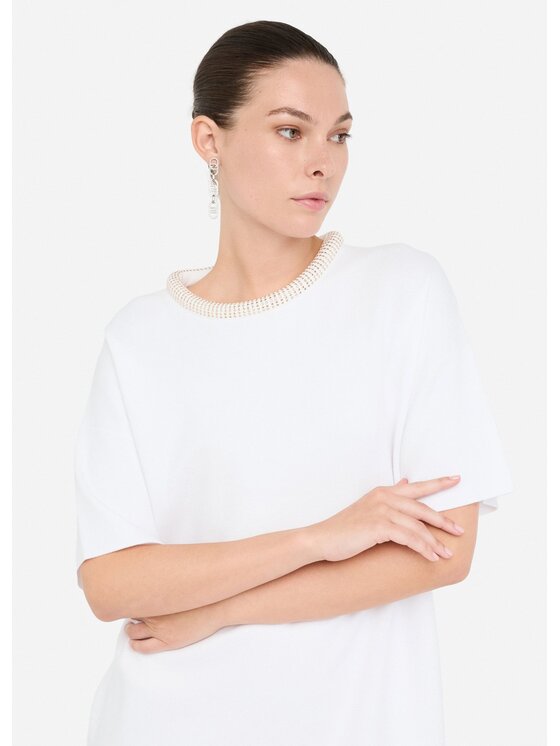 Liu Jo Liu Jo Abito da sera MF5366MS99E10701 Bianco Regular Fit