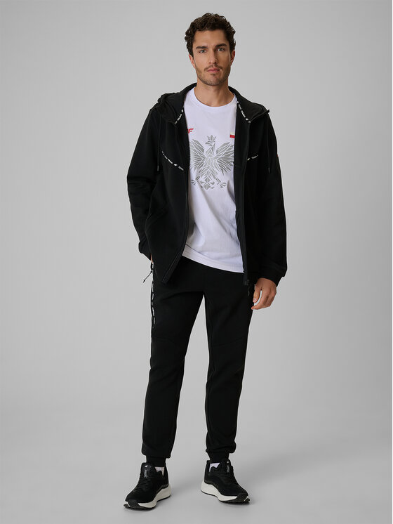 4F 4F Joggery STREFA KIBICA Czarny Regular Fit