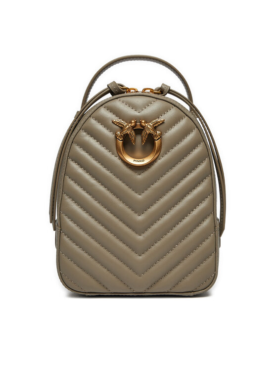 PINKO Nahrbtnik Love Click Mini Backpack . AI 24-25 PLTT 103614 A1J2 Bež