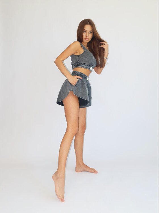 MissDenim MissDenim Dres Flippy Set Czarny Basic Fit