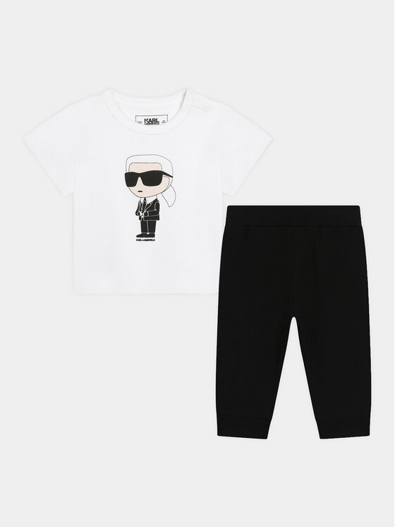 Karl Lagerfeld Kids Komplet Majica In Legice Z30134 M Pisana Regular Fit