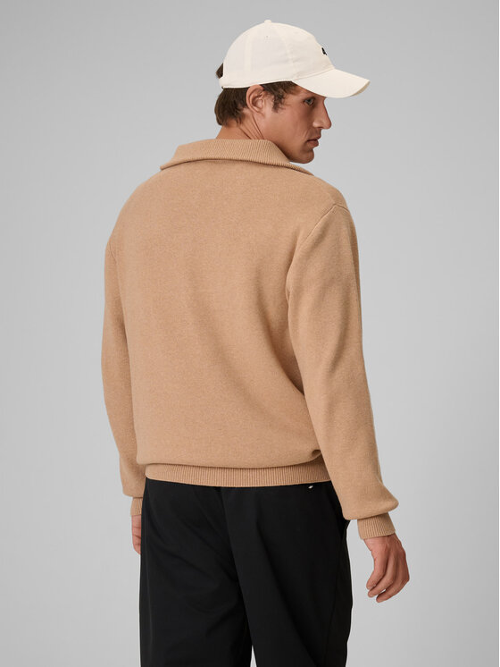 4F 4F Sweter CITY FORM Beżowy Regular Fit