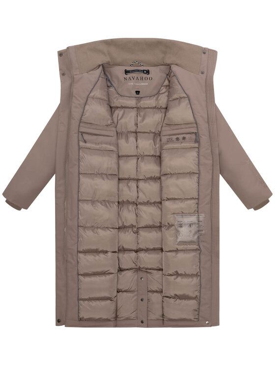 Navahoo Navahoo Kurtka zimowa Traumblüte Szary Regular Fit