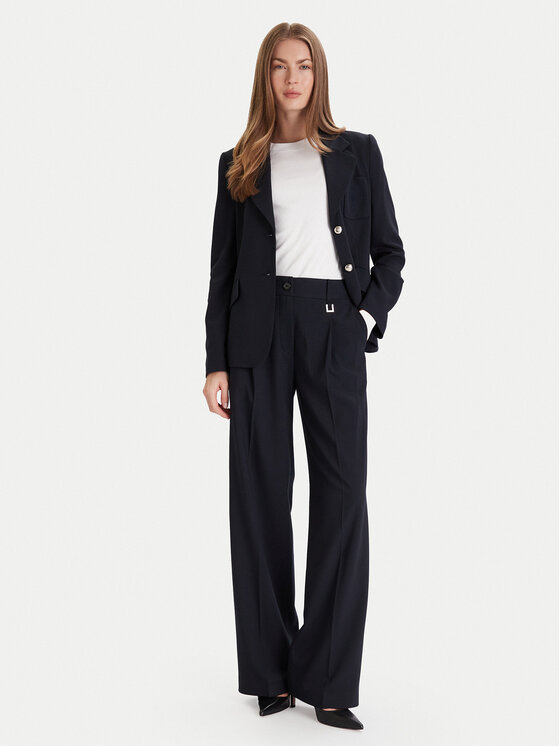 JOOP! JOOP! Bavlnené nohavice Paris2 30048839 Tmavomodrá Modern Fit