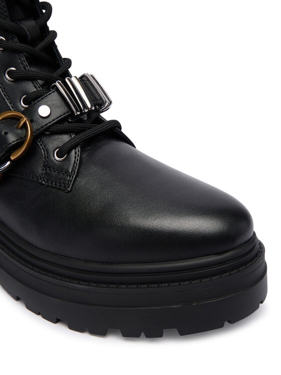 PINKO PINKO Šnurovacia obuv Mia 19 SD0407P087 Čierna