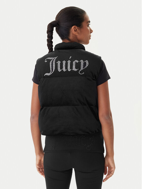 Juicy Couture Juicy Couture Sportski prsluk Lightening JCOGL225551 Crna Regular Fit