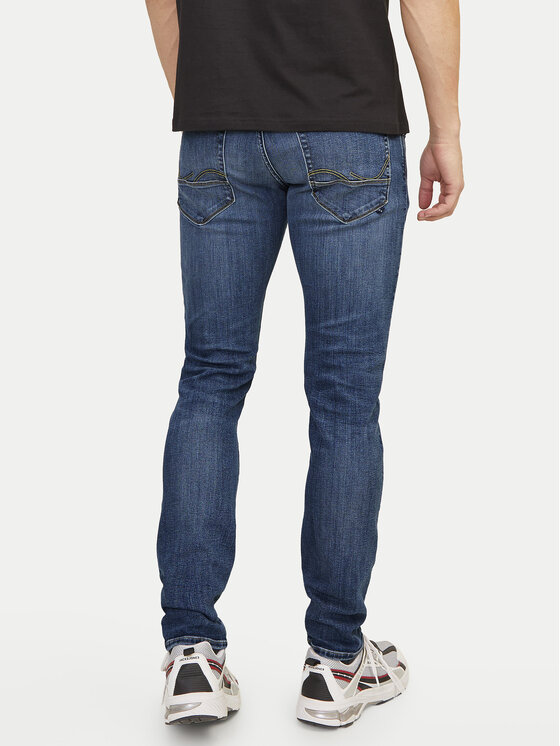 Jack & Jones Jack & Jones Džinsi Iglenn Fox 12250486 Zils Slim Fit