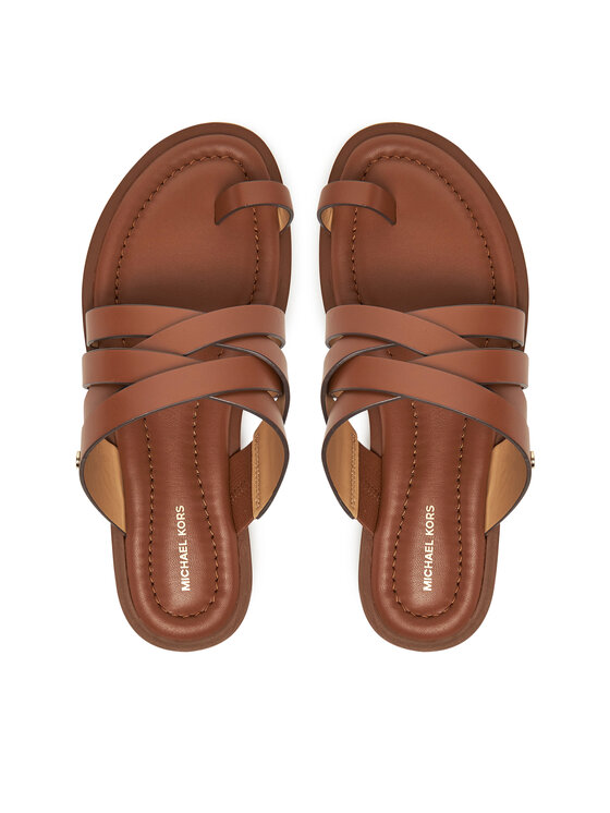 MICHAEL Michael Kors MICHAEL Michael Kors Čības uz pirksta Nora 40S5NOFS1L Brūns