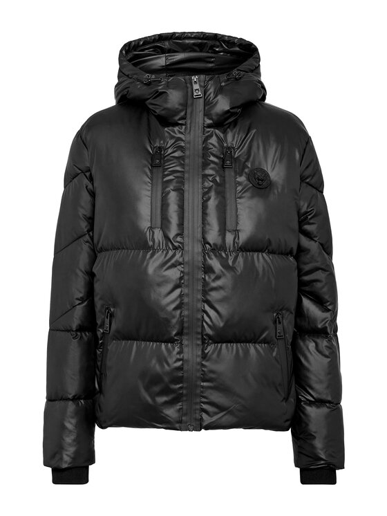 Plein Sport Plein Sport Vatovaná bunda 153 Čierna Regular Fit