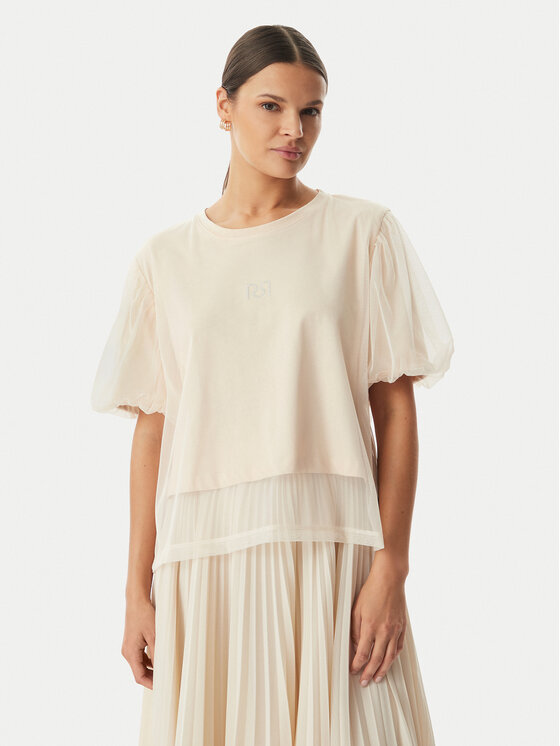 Rinascimento Rinascimento Bluse CFC0128215003 Beige Regular Fit