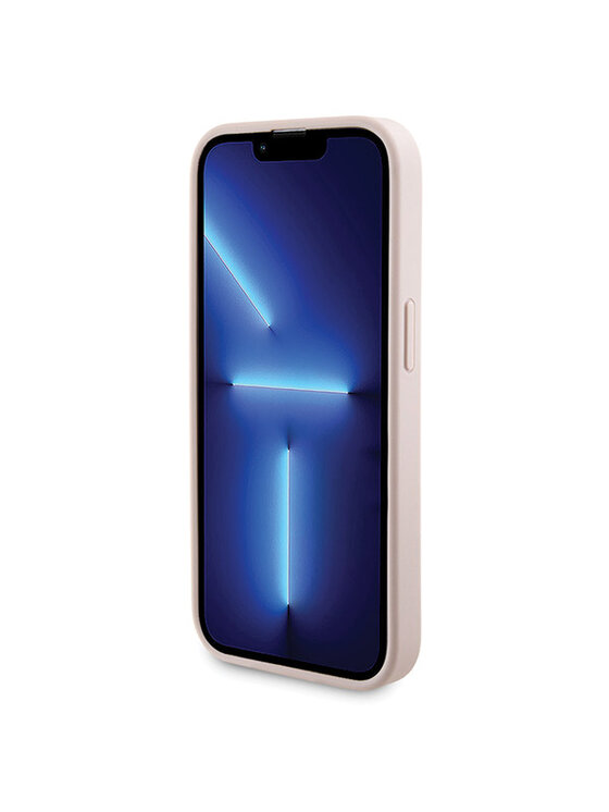 Guess Guess Zestaw prezentowy etui do iPhone 15 Pro + powerbank 4G Metal Logo Różowy