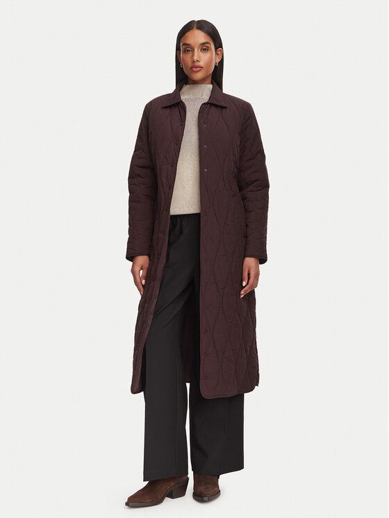 Nine West Nine West Žieminė striukė 62KUDP1104 Tamsiai ruda Regular Fit