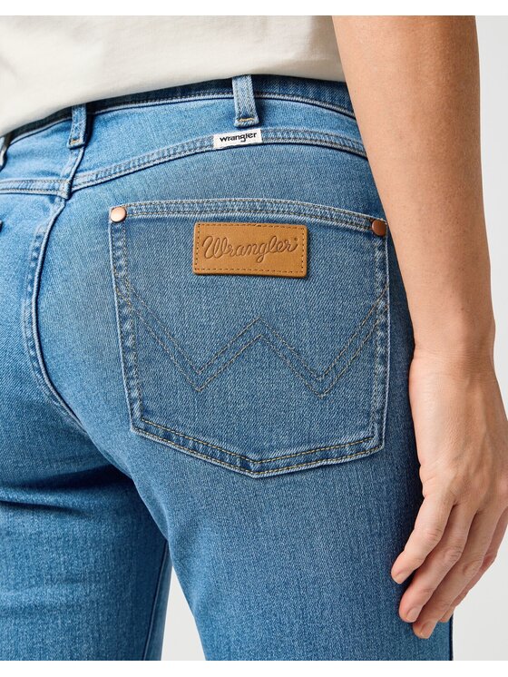 Wrangler Wrangler Jeansy PIPER Niebieski Skinny Fit