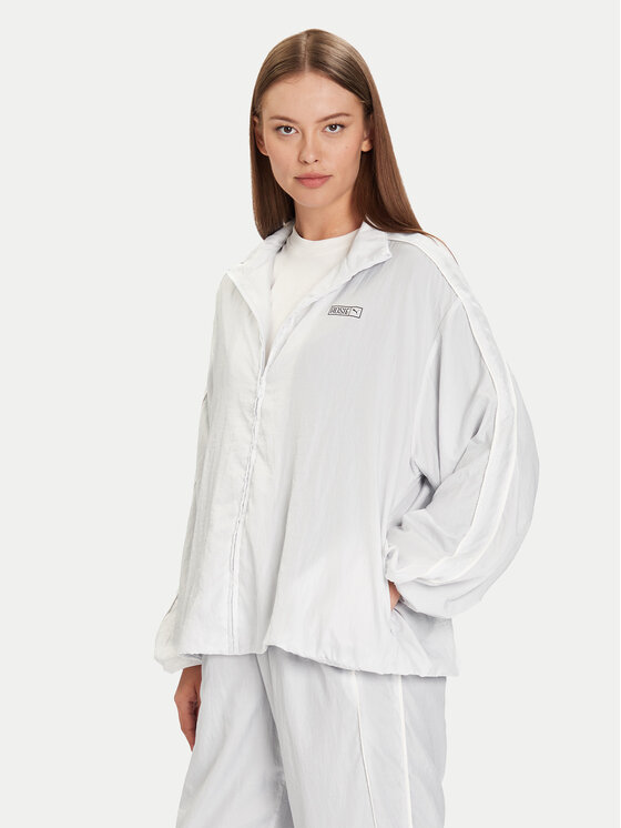 Puma Puma Суитшърт PUMA X ROSÉ T7 633793 32 Сребрист Oversize