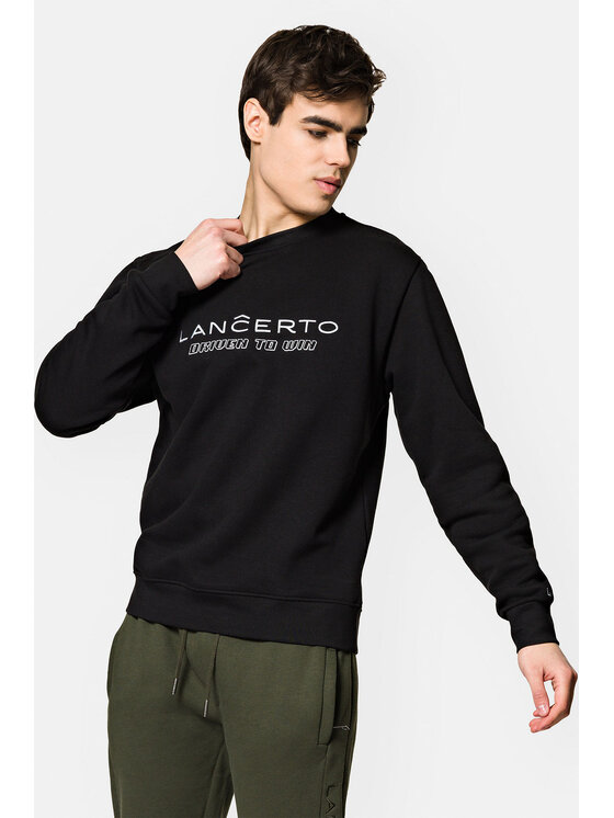 Lancerto Lancerto Bluza Everton BL073222000019 Czarny Regular Fit