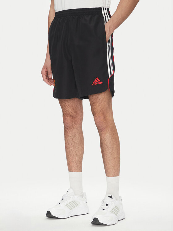 adidas adidas Sportovní kraťasy Manchester United UBP JF0369 Černá Regular Fit