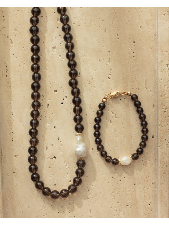 Amétrine  Amétrine Choker Baroque Brązowy