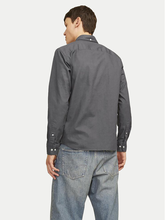 Jack&Jones Jack&Jones Πουκάμισο Brook 12192150 Γκρι Slim Fit