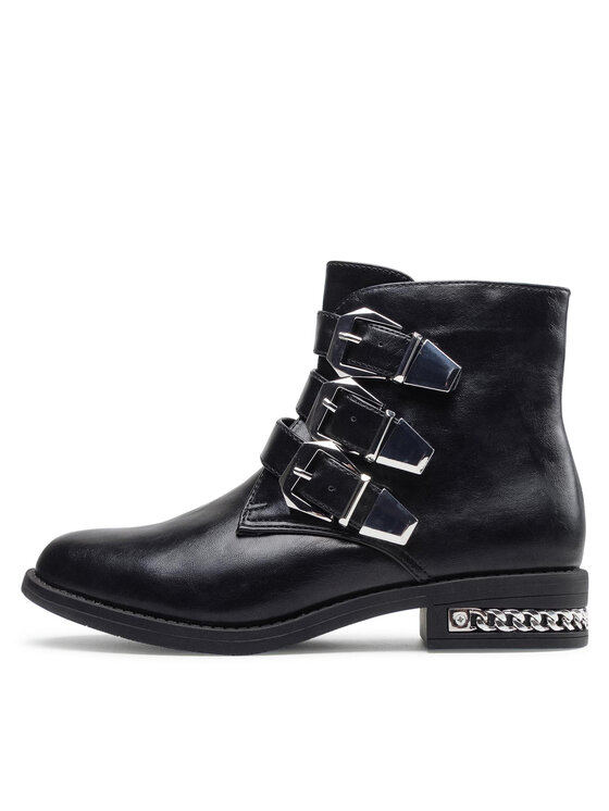 DeeZee DeeZee Μποτάκια WS5168-02 Μαύρο