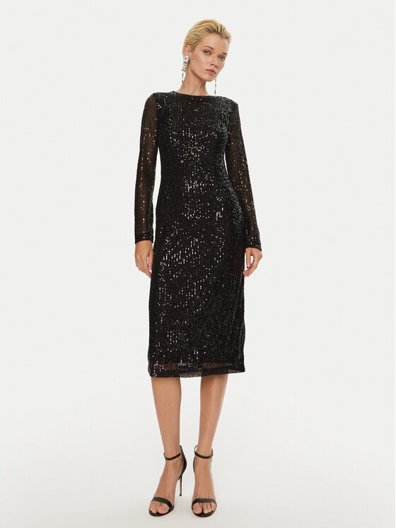Bruuns Bazaar Bruuns Bazaar Koktélruha Ellliane BBW4190 Fekete Slim Fit