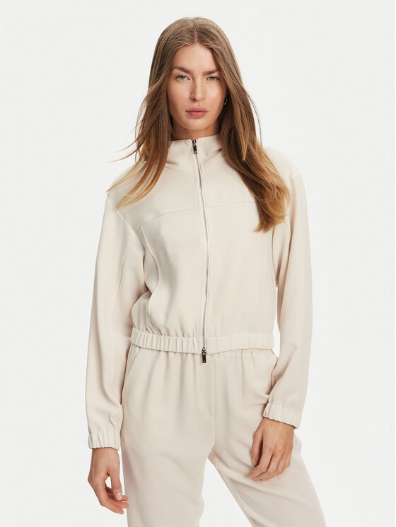 Marella Marella Felpa Daria 2513041045 Écru Regular Fit