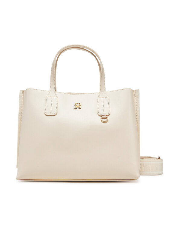 Tommy Hilfiger Tommy Hilfiger Handtasche Th Distinct Mini Tote AW0AW17192 Beige