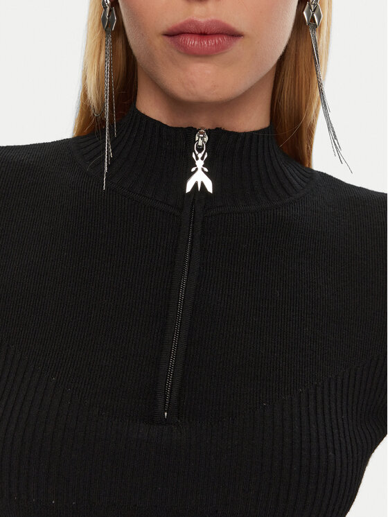 Patrizia Pepe Patrizia Pepe Φόρεμα υφασμάτινο 2A2848/K214-K103 Μαύρο Regular Fit