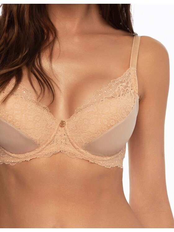 Esotiq Esotiq Biustonosz push-up 41408-18X Beżowy