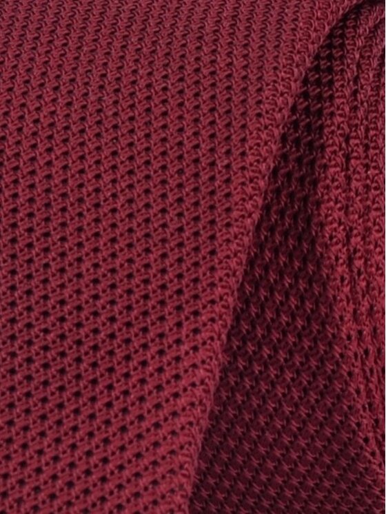 ELSNER ELSNER Γραβάτα JEDWAB GRENADYNA GARZA FINA A1883 Μπορντό