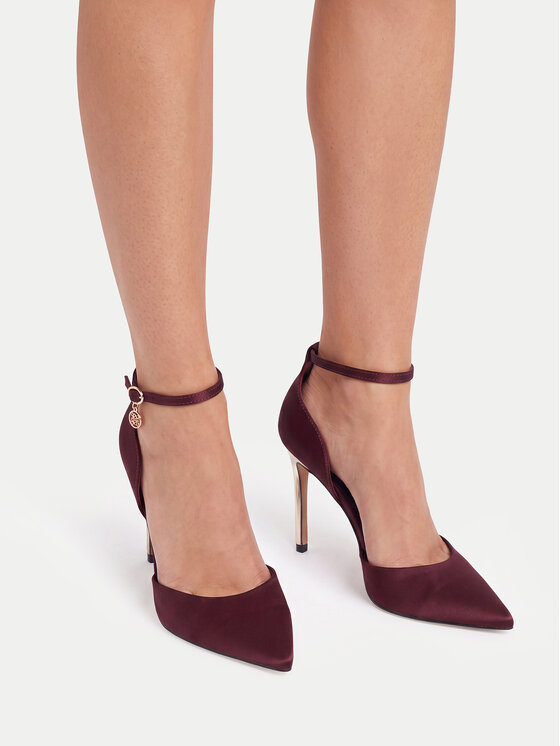 Nine West Pantofi cu toc subțire CEO-CWBFS255 Vișiniu