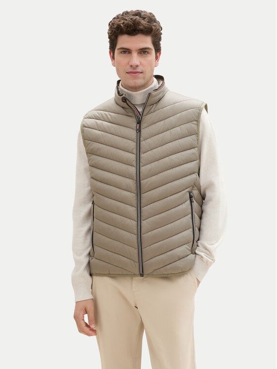 Tom Tailor Vesta 1041310 Zelená Regular Fit