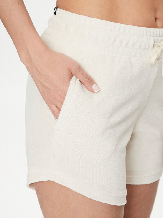 Puma Puma Pantaloni scurți sport Ess Elevated 677946 Écru Regular Fit