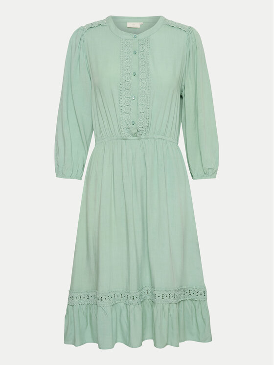 Kaffe Kaffe Sukienka letnia Freya 10507544 Zielony Regular Fit