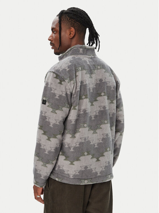 Billabong Billabong Флісовий реглан EBYPF03003 Сірий Relaxed Fit