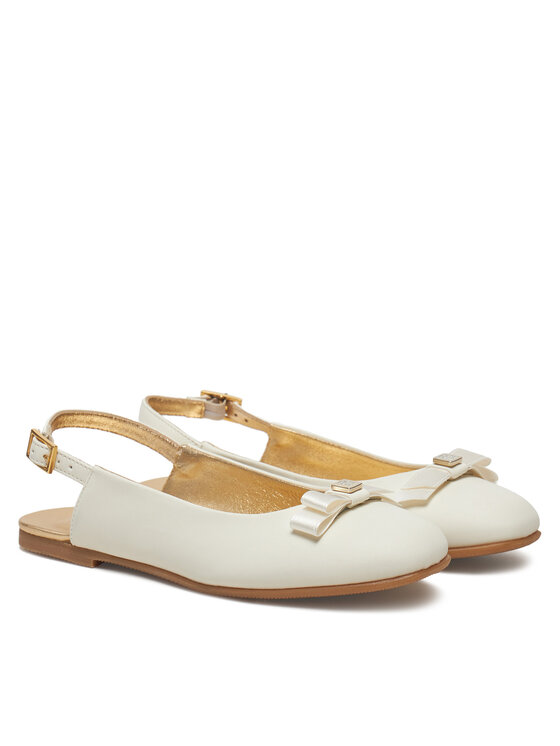 Tommy Hilfiger Tommy Hilfiger Basutės Ballerina Chanel T4A3-33929-0206 S Écru