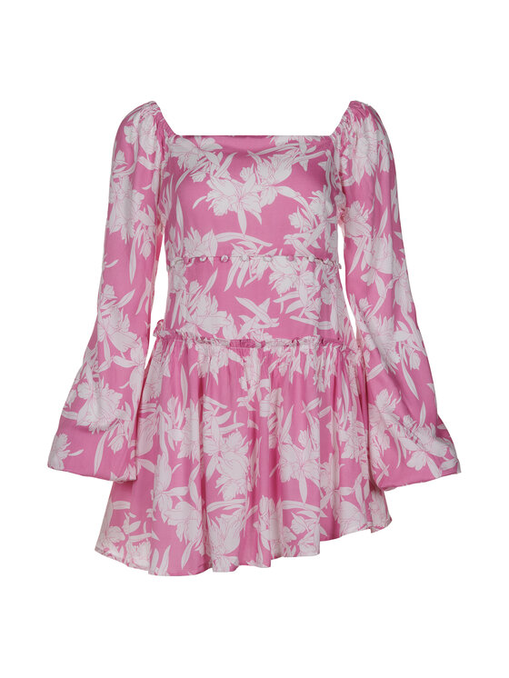 LAURELLA LAURELLA Každodenné šaty 4SS215 Ružová Regular Fit