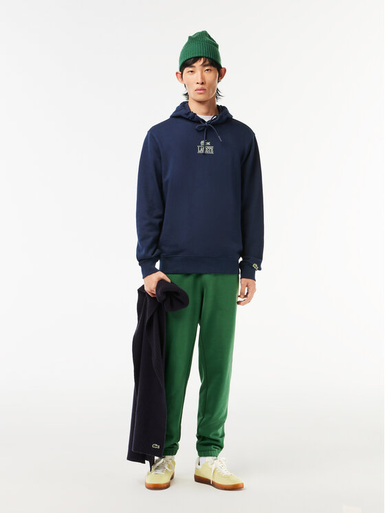 Lacoste Lacoste Džemperis ar kapuci SH5643 Tumši zils Classic Fit