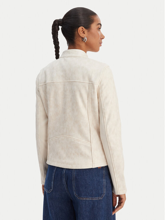 Desigual Desigual Kurtka przejściowa 26SWEW10 Kremowy Regular Fit