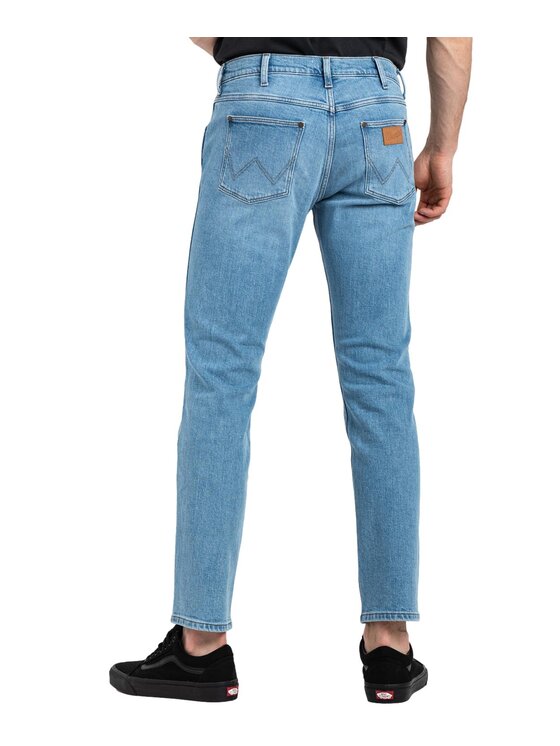 Wrangler Wrangler Jeansy W15QJXZ60 Niebieski Straight Leg