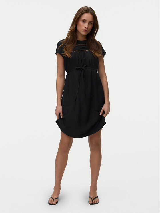 Vero Moda Vero Moda Rochie de vară Debbie 10342682 Negru Regular Fit