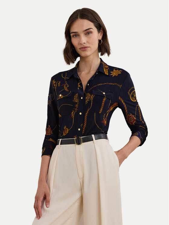 LAUREN RALPH LAUREN LAUREN RALPH LAUREN Košulja 200957607001 Tamnoplava Slim Fit