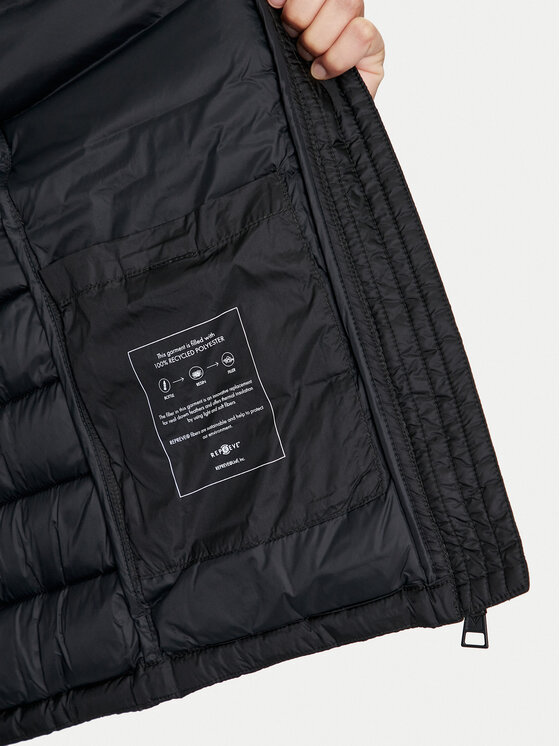 Guess Jeans Guess Jeans Daunenjacke W4YL00 WG922 Schwarz Regular Fit