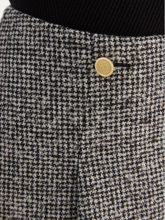 Tommy Hilfiger Tommy Hilfiger Spódnica mini WW0WW48787 Szary Regular Fit