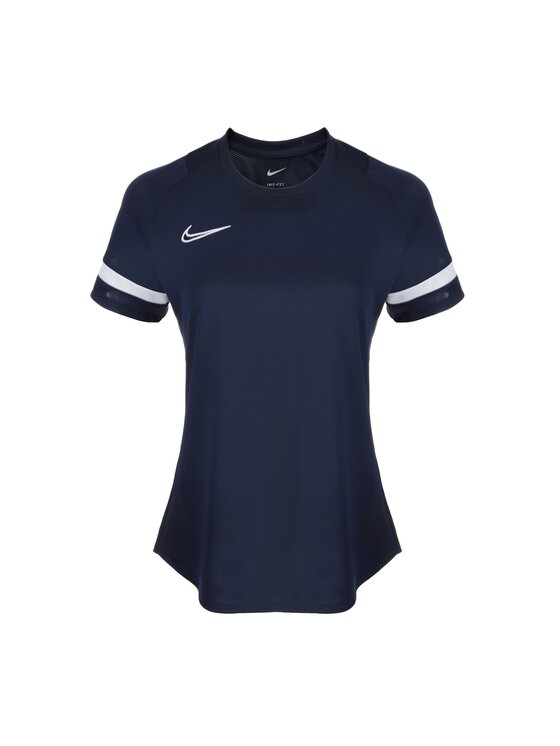 Nike Nike T-Shirt DF ACADEMY 21 TOP SS Granatowy Basic Fit