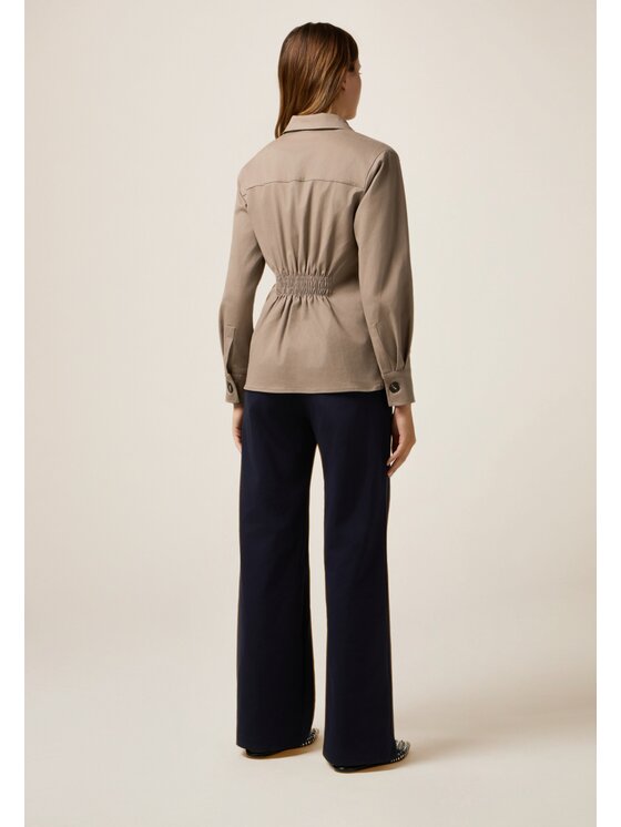 Oltre Oltre Camicia 5029R003124N002 Écru Regular Fit