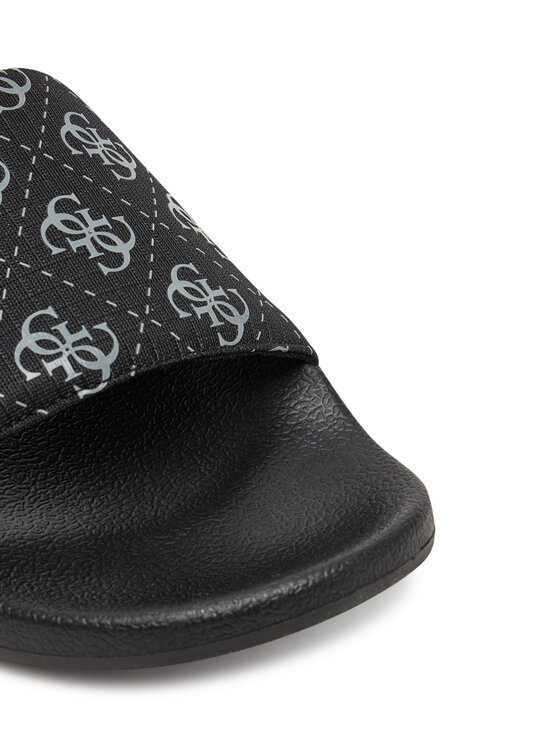 Guess Guess Klapki FMJTOK ELL19 Czarny