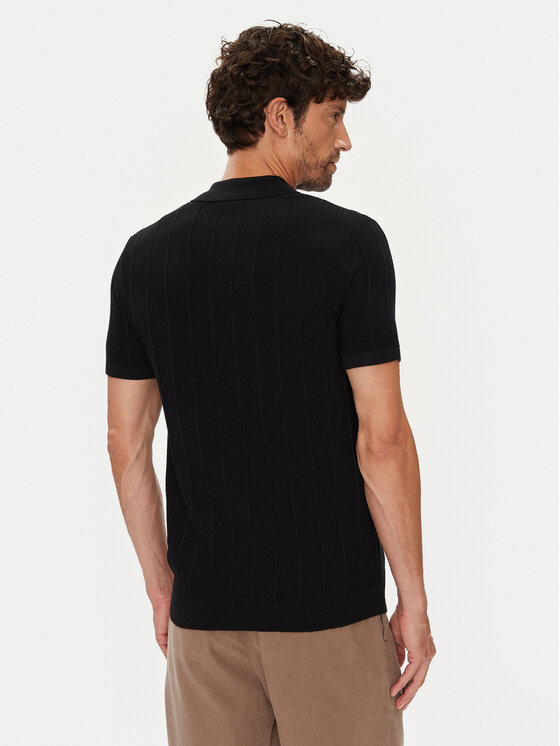 U.S. Polo Assn. U.S. Polo Assn. Polo marškinėliai MUP3369 Juoda Slim Fit