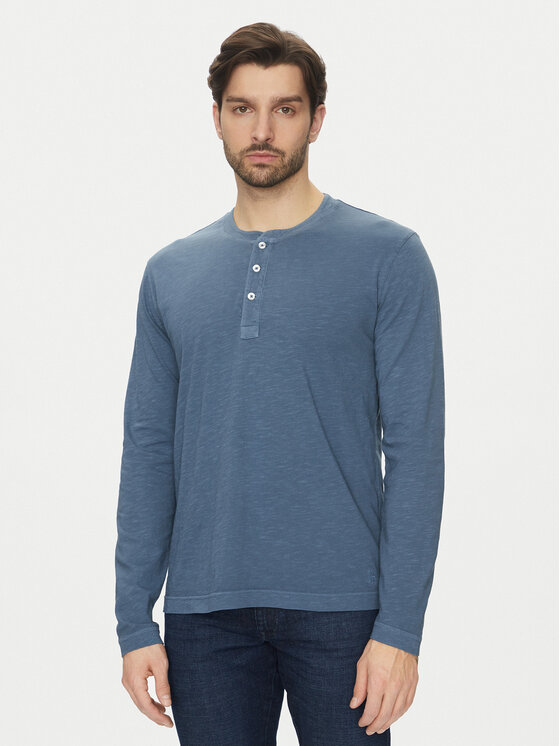 Marc O'Polo S dlhými rukávmi 522 2246 52064 Modrá Regular Fit