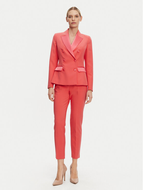 Artigli Artigli Marynarka ACGI000772 Koralowy Regular Fit