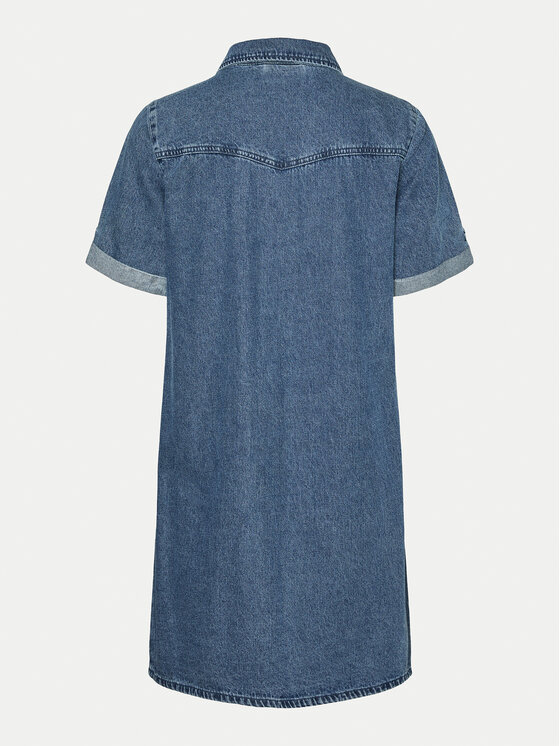 Vero Moda Vero Moda Sukienka jeansowa Jennie 10309665 Niebieski Regular Fit